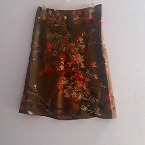 LOFT silk/wool skirt